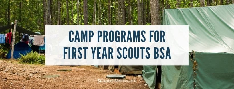 Camp Programs for First Year Scouts BSA