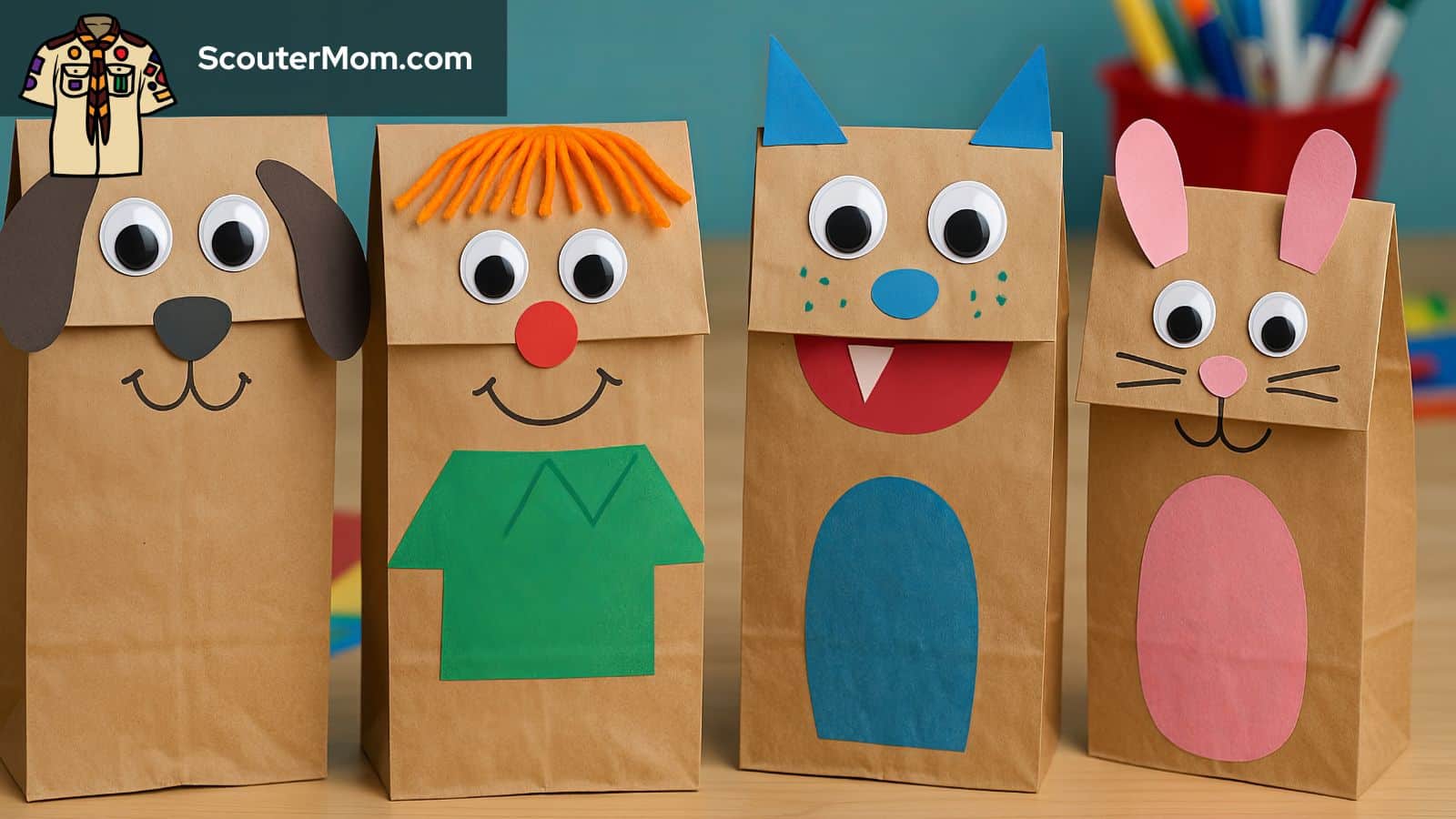 Paper Bag Puppets: Fun and Easy Craft