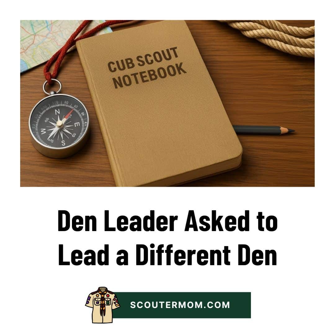 Den Leader Asked to Lead a Different Den