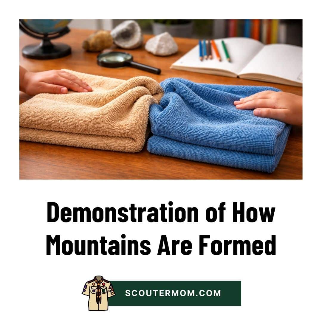 Demonstration of How Mountains Are Formed