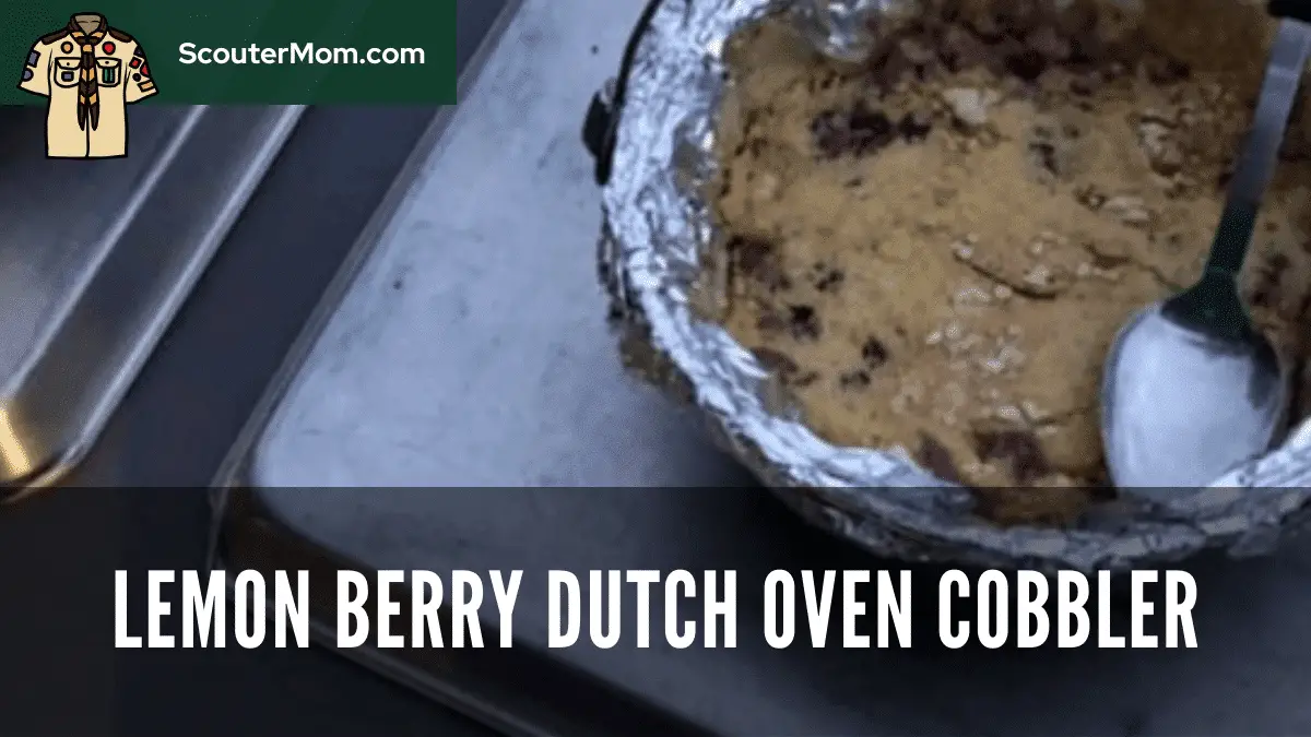 Lemon Berry Dutch Oven Cobbler