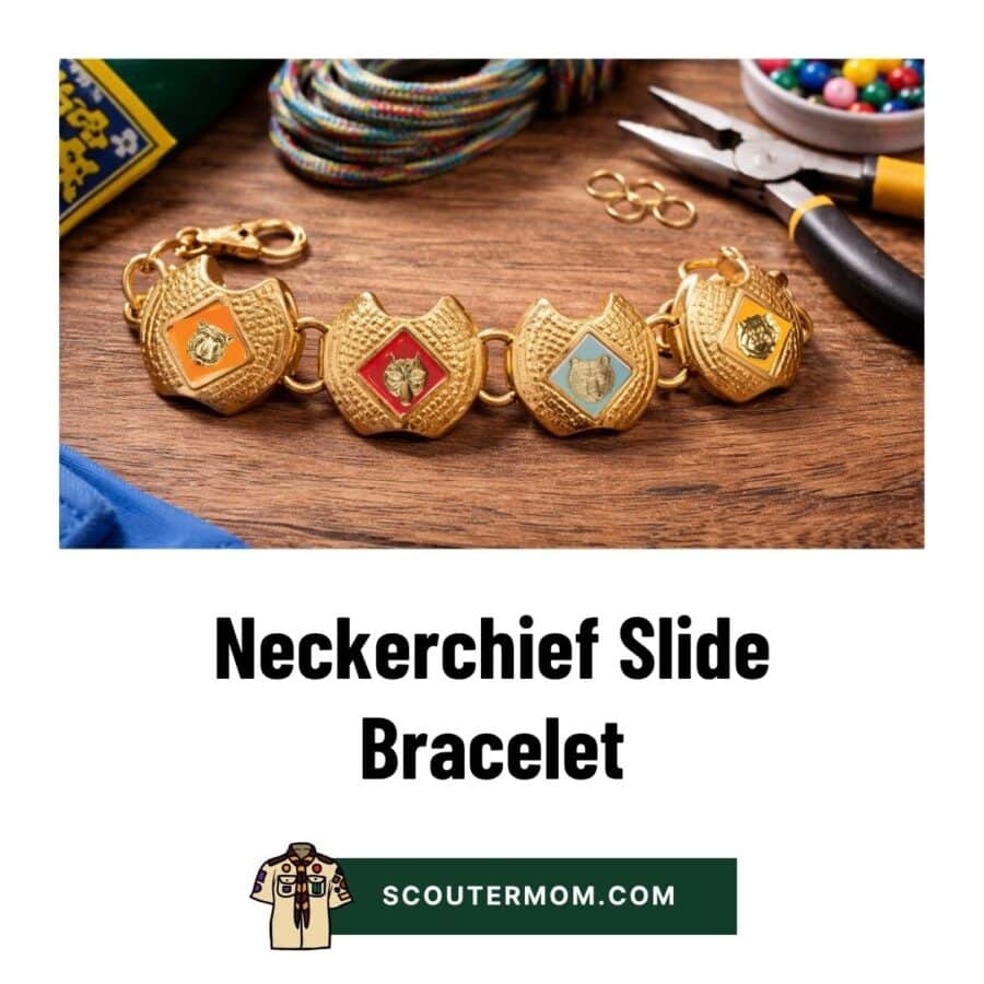 Neckerchief Slide Bracelet – Scouter Mom