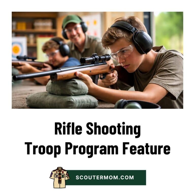 Rifle Shooting Troop Program Feature for Scouts BSA – Scouter Mom