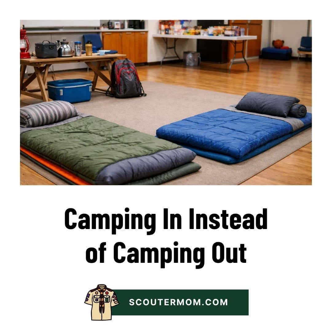 Camping In Instead of Camping Out