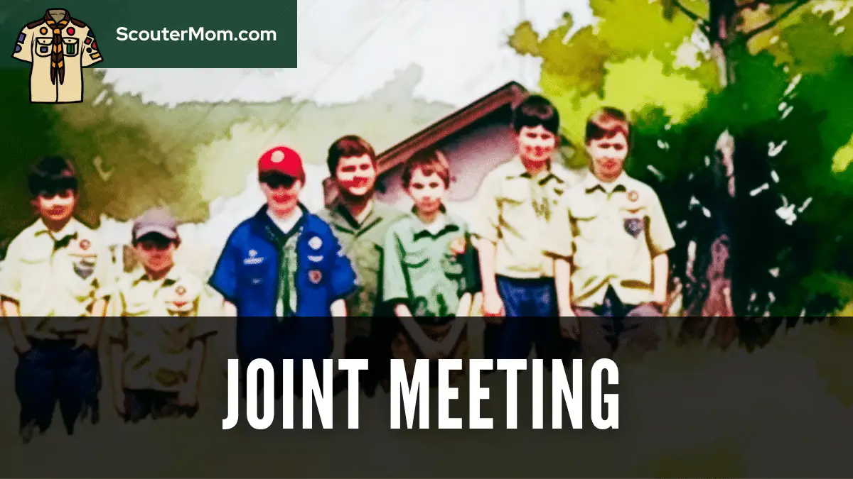 joint meeting of cub scouts bsa