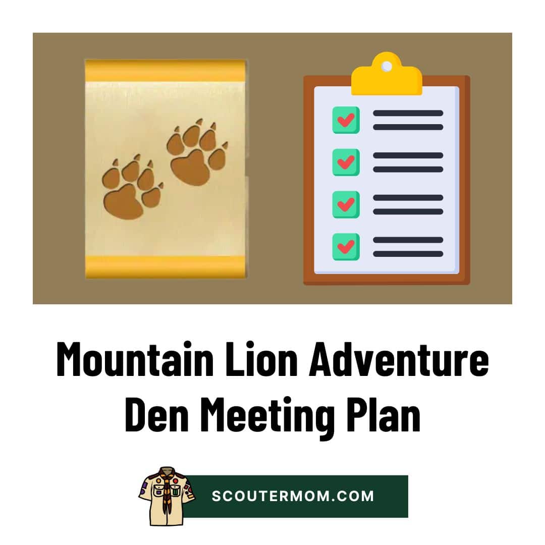 Mountain Lion Den Meeting Plan