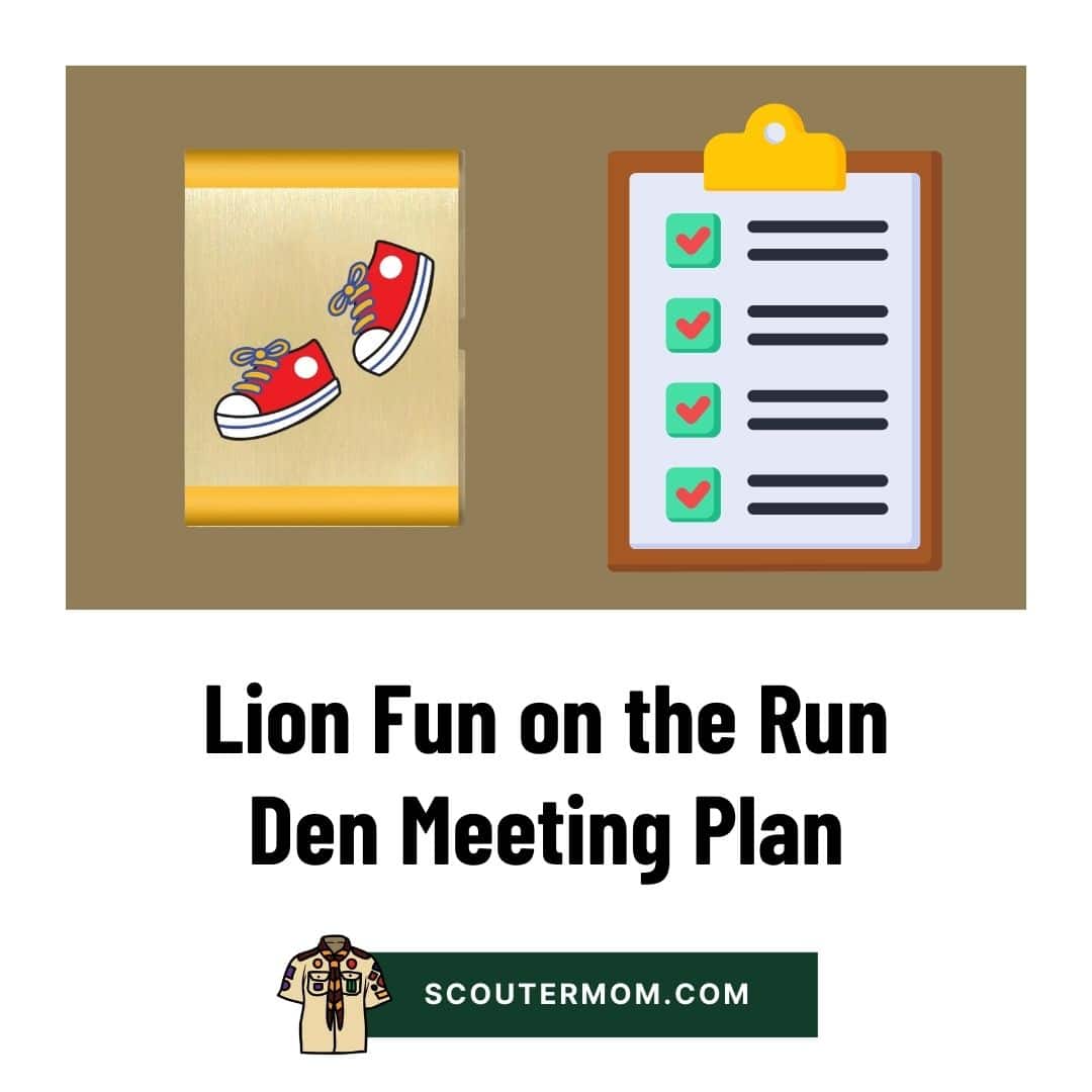 Lion Fun on the Run Den Meeting Plan