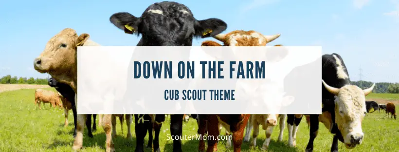 Down on the Farm Cub Scout Theme